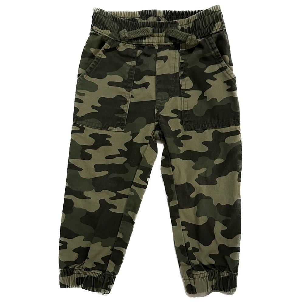 Camo Chino Joggers w/ Front Pockets